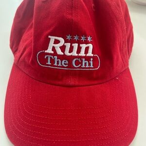 47 Brand Red Cap with Embroidery